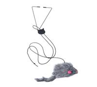COLLBATH Juguete Interactivo para Gatos Varita Teaser De Catnip Ratón Accesorio para Kittens Estimula La Actividad y Reduce El Estrés para Jugar Casa