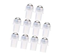 COLLBATH Kit de 10 Rodillos de Perfume Bolas de Acero y Plástico para Botellas de Aceite Esencial y Bálsamo Labial, Fácil Instalación y Uso en Producción DIY