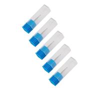 COLLBATH Kit de 5 Brocas Mini Silenciosas para Herramientas Rotativas, Cabezales de Pulido de Diamante Duraderos para Grabado en Madera, Mármol y Metal, Accesorios Profesionales para