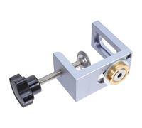 COLLBATH Kit de Herramienta para Perforar Espigas de Carpintería Guía de Precisa y Resistente Plantilla de Posicionamiento Invisible para Montaje de Puertas y Muebles con Sacabocados