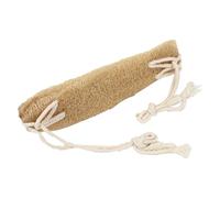 COLLBATH Limpiador Exfoliante Espalda con Lufa Natural Beige, Esponja Vegetal para Ducha y Baño, Correa de Lavado para Eliminar Callos y Exfoliación Profunda, Accesorio de Baño Saludable