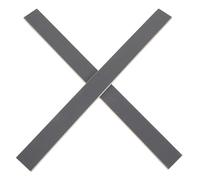 COLLBATH Listones de Repuesto para Cama de Madera Maciza 2 Piezas, Soporte para Colchón 56,5x4,9x0,7 Cm, Láminas de Madera Duradera para Estructura de Cama, Reparación y Reemplazo