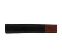 COLLBATH Mango Octogonal de Madera Negra para Sashimi, Repuesto | Acabado Liso, Estilo Japonés Minimalista, Mejora Agarre, para Cocineros y Estudiantes de Cocina