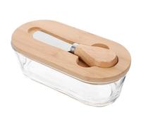 COLLBATH Mantequera Con Tapa Para Encimera Mantequera Grande Para Encimera Soporte Para Mantequilla Contenedor Para Queso Crema Recipiente Para Mantequilla Con Tapa Acero Inoxidable