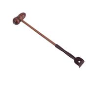 COLLBATH Martillo de Masaje de Madera Bola Giratoria Rascador de Espalda Portátil Herramienta de Masaje para Aliviar la para Uso Casa Diseño Ergonomico