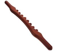 COLLBATH Masajeador De Madera Corporal 8 Cuentas 52 Cm Palo Masajeador Manual Para Espalda y Hombros Relajación Circulación Linfática Herramienta Terapéutica