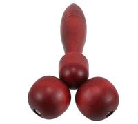 COLLBATH Masajeador Facial Masajeador De Mano Calmante Para La Tensión Del Cuello Palos De Masaje Manual Instrumento De Belleza Del Cuello Roller Para La Cara Rodillo De Doble Cara Madera