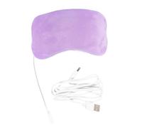 COLLBATH Máscara Para Ojos De Vapor Usb Reutilizable 1 Unidad, Almohadilla Térmica Para Ojos Función De Masaje, Alivio De Fatiga Ocular Para Casa y Viajes, Terapia Relajante Para Ojeras, Color Púrpura