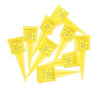 COLLBATH Medidor de Lluvia para Exteriores 15 Pulgadas 9 Piezas Pluviómetro para Jardín y Césped Medidor de Agua para Aspersores Vasos Recolectores de Aspersores Portátil Resistente al