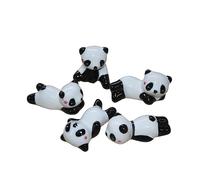 COLLBATH Mini Muebles 5 Piezas Resto de Palillos de Porcelana decoración de estatuilla de Panda Muebles en Miniatura pequeño Adorno Decorativo Estante para Palillos Lindo Decorar artesanía