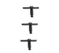 COLLBATH Mini Trípode De 3 Piezas para Cámara De Smartphone Portátil De Viaje Sin Goma Rosca De 3/4 De Pulgada Color Negro.