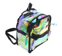 COLLBATH Mochila Brillante Iridiscente Multifuncional para Estudiantes Mochila De Moda Pequeña para Viajes y Uso Diario Correas Ajustables