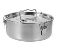 Collbath Molde De Flan Con Tapa De Acero Inoxidable 7.5 Pulgadas Vaporera Para Flanes Budines Y Recetas Al Horno Cocina Hogar Y Restaurante