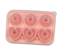 COLLBATH Molde para Cubitos de Hielo en Forma de Corazón y Rosa Bandeja de Silicona Rosa Antiadherente para Hacer Cubitos y Bolas de Hielo Adecuado para Cócteles y Bebidas en Hogar