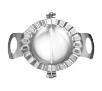 COLLBATH Molde para Empanadillas de Acero Inoxidable 304 Grande Prensa de Masa para Ravioles y Albóndigas Herramienta Manual para Cocina Casera y Repostería Fácil Limpieza Sellado