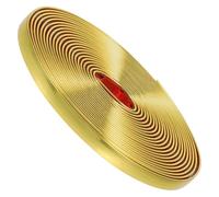 COLLBATH Moldura Flexible Autoadhesiva Dorada 8 MM X 5 M para Pared y Techo Tira Decorativa Resistente Decoloración Adecuado para Molduras de Gabinetes y Fondos de TV en Sala de Estar