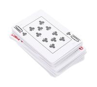 COLLBATH Naipes Braille Naipes De Gran Tamaño Naipes con Letra Barajas De Cartas Jugando a Las Cartas Naipes Gigantes Carta De Juego De Cartas Tarjetas De Papel