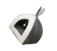 COLLBATH Nido para Gatos Y Conejillos De Indias Cómodo Nido para Dormir Cueva para Mascotas Color Gris Resistente Y Fácil De Limpiar