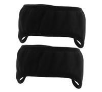 COLLBATH Orejeras para Dormir Insonorizadas, 2 Piezas, Color Negro, de Tela de Algodón, Cómodas y Ajustables para Dormitorio y Avión