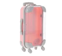 COLLBATH Organizador de Pestañas Vacío en Forma de Maleta Ligera de Plástico, Fácil de Transportar y Proteger Pestañas Postizas Durante Viajes
