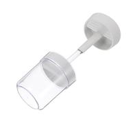 COLLBATH Organizador para Cepillos de Dientes Eléctricos con 2 Ranuras y Bandeja Inferior de PP Blanco, Mantiene Secos y Protegidos, Adecuado para Camping y Viaje