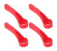 COLLBATH Palanca Cónica Ajustable para Cortadora de Pelo 8148/8591, Juego de 4 Piezas en Rojo, Repuesto de Palanca de Ajuste para Cuchillas, Accesorio Compatible para Reparación