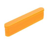 COLLBATH Paleta Lingual Pediátrica de Plástico 20 Piezas Mango Ergonómico para Entrenamiento y Exámenes Bucales, Depresor de Lengua Multiuso Naranja para Salud Bucal Infantil