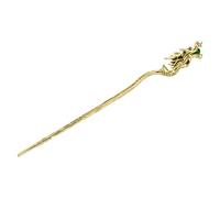 COLLBATH Palillo de Pelo Diseño de Dragón Dorado, Aleación de Zinc, Accesorio Cómodo y Versátil para Moños Diarios y Peinados Hanfu para Mujer