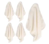 COLLBATH Paños Exfoliantes Faciales de Fibra de Bambú Lavables y Portátiles 5 Piezas para Rutina de Cuidado Piel y Uso Marcha