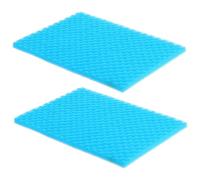 COLLBATH Paquete De 2 Almohadillas De Filtro De Peces De Alta Densidad Esponja para Acuario para Purificación De Agua Alfombrilla De Esponja De Penetración Longevidad 30 X 25 Cm