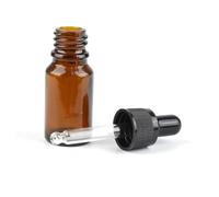 COLLBATH Paquete de 3 Botellas de Vidrio con Gotero de Unidades Reutilizables para Aceites Esenciales Perfumes Aromaterapia y Mezclas DIY Frascos Vacíos Recargables para Diario y Viajes