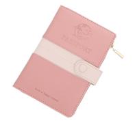 COLLBATH Paquete de identificación Cartera Titular de la Tarjeta Travel Passport Cover Card Holder Carteras para Hombre Cubierta del Pasaporte Billetera de Pasaporte PU Rosa