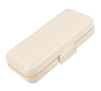 COLLBATH Pastillero Pequeño Portátil Compartimentos Organizador Diario para Medicamentos Caja Mini para Viaje Fácil de Llevar Almacenaje Seguro y Compacto