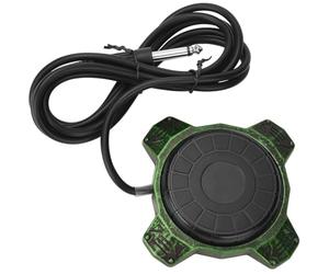 COLLBATH Pedal Elástico para Tatuajes con Cable Aluminio Electrochapado Conmutador para Máquinas Profesionales de Tatuar Compacto y Fácil de Usar para Artistas de Tatuajes