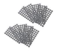 COLLBATH Pegatinas de Marcado para Escáner 3D, Marcadores Reflectantes, Película Pet, 6 mm, 10 Hojas, para Proyectos de Escaneo 3D, con Excelente Visibilidad