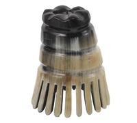 COLLBATH Peine Masajeador Natural de de para Cabelludo Herramienta Guasha Portátil Cepillo Exfoliante y Desenredante para Spa y Cuidado Compacto