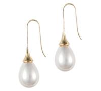 COLLBATH Pendientes Colgantes de Perlas para Mujer, Diseño Vintage Gota Corta, Pendientes Estéticos de Perlas Blancas, Accesorios Elegantes para Uso Diario y Eventos, Joyería Femenina