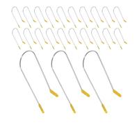 COLLBATH Pinzas para Rulos Calientes de Acero Inoxidable 254 CM Juego de 24 Unidades en Forma de U Clips de Fijación para Rizadores Eléctricos Accesorios para Peinados y Rizos