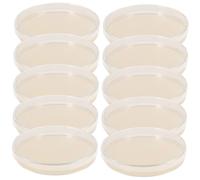 COLLBATH Placas de Agar Pre-vertido para Decoracion Colegio, 10piezas Fáciles de Transportar Diseño Profesional y Material de Agar para Cultivo Biológico y Médico