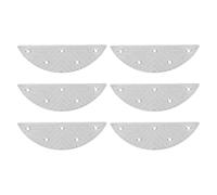 COLLBATH Placas de Talón de Hierro para Botas 3 Pares, Almohadillas Metálicas Antideslizantes y Antidesgaste para Reparación de Tacones, Protección Duradera para Calzado Masculino