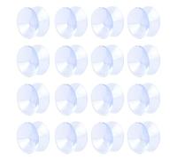 COLLBATH Protectores Antideslizantes para Muebles Ventosas Dobles Transparentes 20 MM 20 Unidades Almohadillas de Goma para Mesa de Cristal Accesorios para Evitar Arañazos y