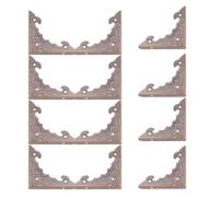 COLLBATH Protectores de Esquinas Metálicos Vintage para Cajas de Joyería 30 Unidades de Cantoneras Decorativas Caladas de Hierro Estilo Retro Ideales para Manualidades y Decoración de