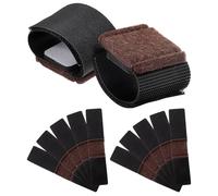 COLLBATH Protectores de Patas para Silla Base de Trineo 12 Unidades Nylon Resistente Envolventes Antideslizantes para Muebles Hogar Comedor Sala