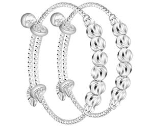 COLLBATH Pulsera de Ñiño Ajustable Campana, Brazalete de Plata 925 para Niñas Recién Nacidas, Joyas Infantiles Seguras y Ligeras, Adecuado para Obsequio y Uso Diario
