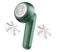 COLLBATH Quitapelusas Eléctrico Recargable USB Pequeño para Ropa y Suéteres Afeitador Portátil 2 Cuchillas de Repuesto Adecuado para Uso Doméstico y Viajes