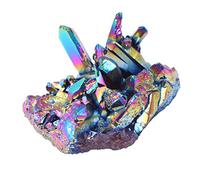 COLLBATH Racimo De Cristal Natural Con Chapa Colorida Adorno De Escritorio Multifuncional Para Decoración Del Hogar y Oficina Única Estilo Aleatorio Para Regalos y Manualidades