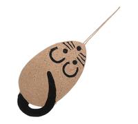 COLLBATH Rascador De Sisal para Gatos Rascador De Pared Interactivo Juguete De Ratón