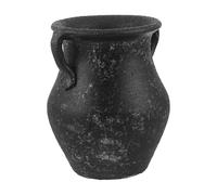 COLLBATH Recipiente de Cerámica Vintage para Utensilios de Cocina, Soporte para Palillos y Cubiertos, Organizador de Mesa de 18 Cm, Tarro Rústico para Almacenamiento en Encimera