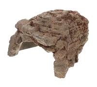 COLLBATH Refugio De Resina para Reptiles Cueva Oculta De Decoración para Terrarios Adorno Natural para Hábitats De Serpientes Geckos y Anfibios Fácil De Limpiar y Realista