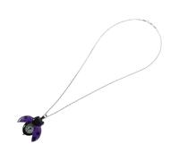 COLLBATH Reloj de Bolsillo Pequeño Mariquita Morado Colgante de Cuarzo Vintage para Niños Accesorio de Bolso Divertido Estilo Retro Compacto Varios Estilos